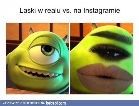 
    Real vs insta 