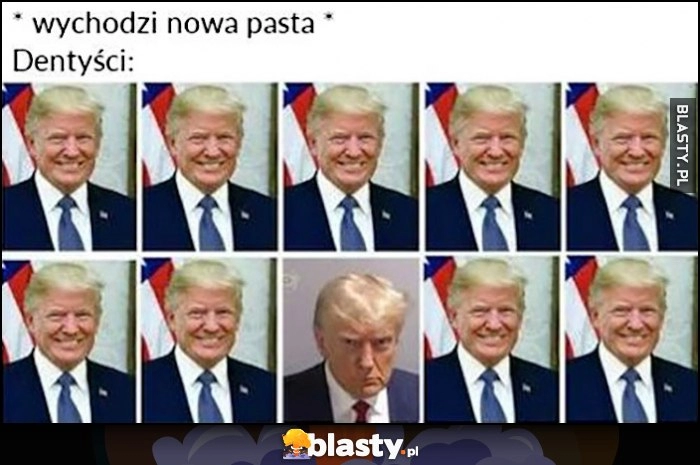 
    Wychodzi nowa pasta, dentyści: 9 na 10 poleca Donald Trump