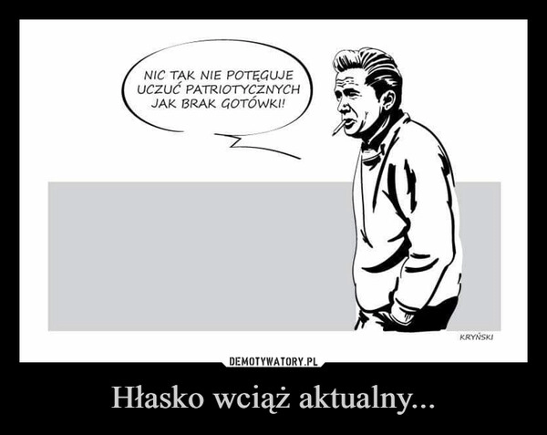 
    Hłasko wciąż aktualny...