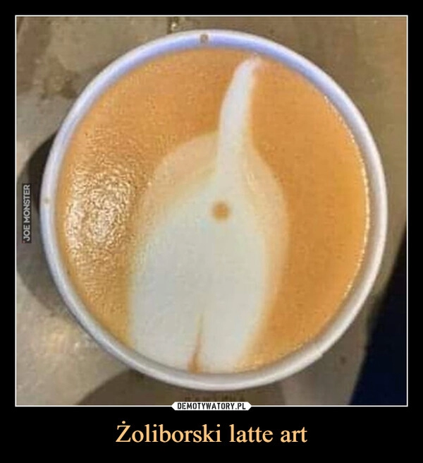 
    Żoliborski latte art