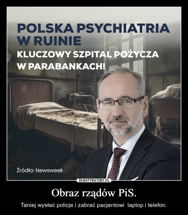 
    Obraz rządów PiS.