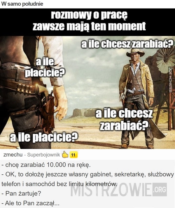 
    W samo południe