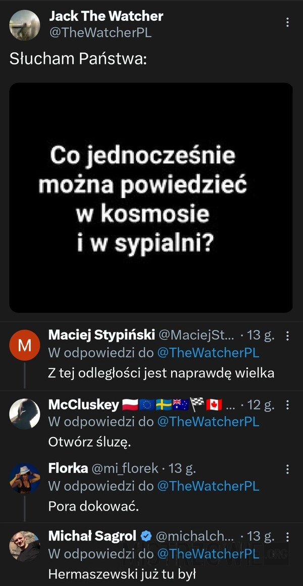 
    Co można powiedzieć