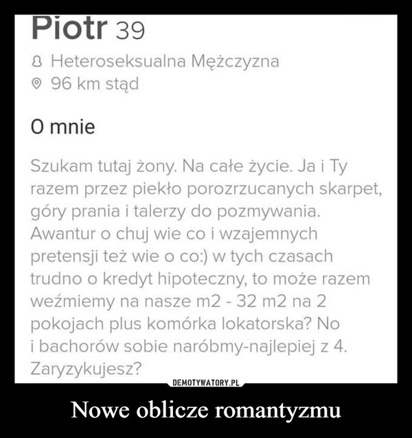 
    Nowe oblicze romantyzmu