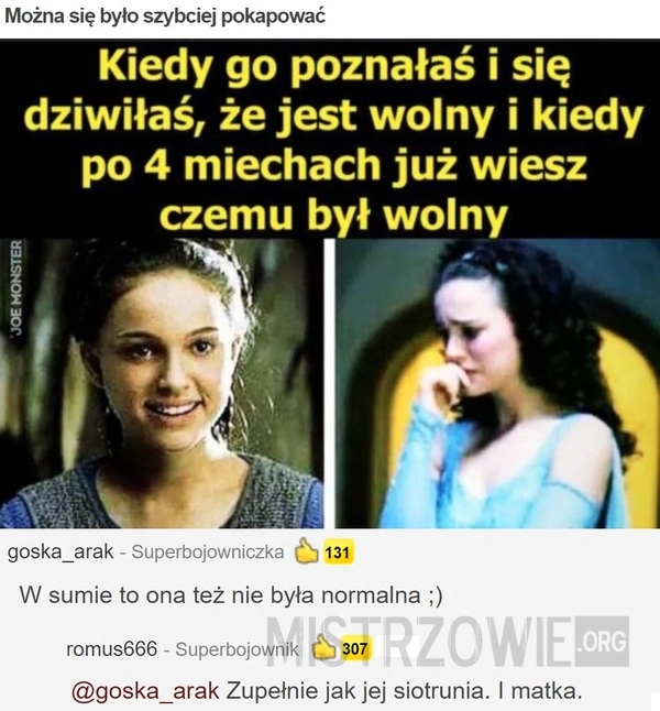 
    Można się było szybciej pokapować