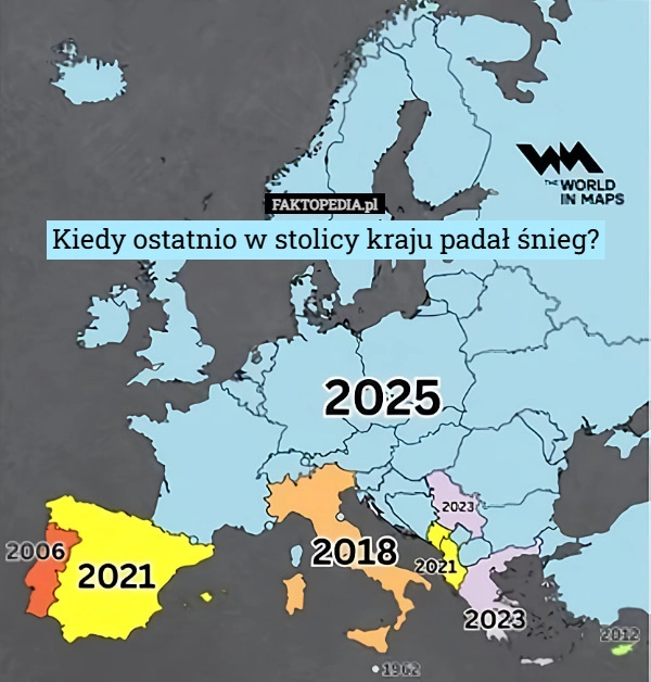 
    Kiedy ostatnio w stolicy kraju padał śnieg?