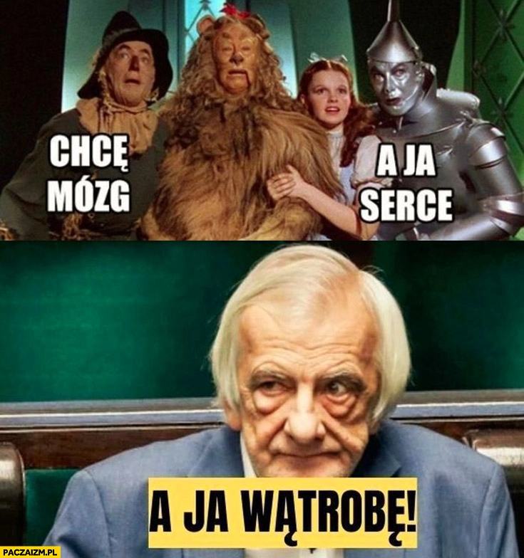 
    Chcę mózg, a ja serce, Terlecki a ja wątrobę