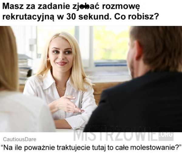 
    Rozmowa kwalifikacyjna