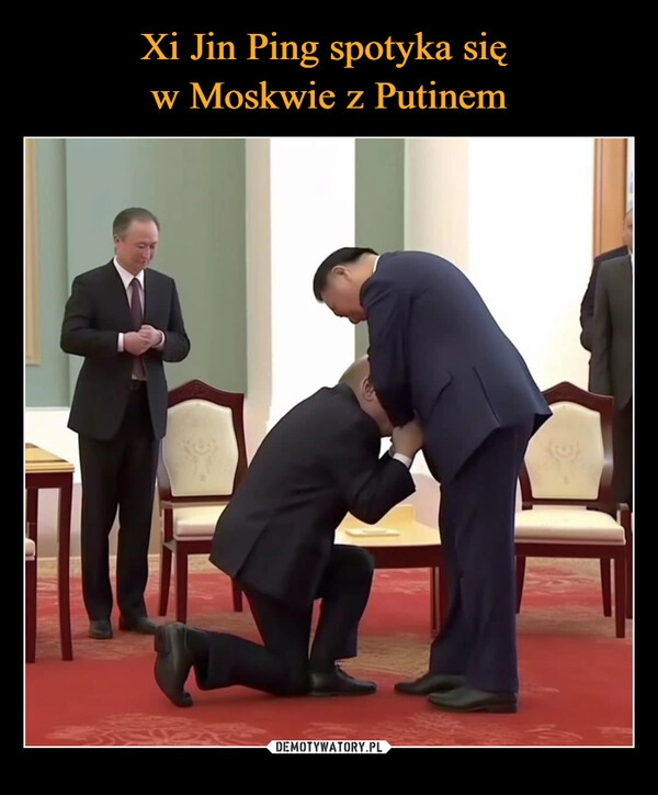 
    Xi Jin Ping spotyka się 
w Moskwie z Putinem