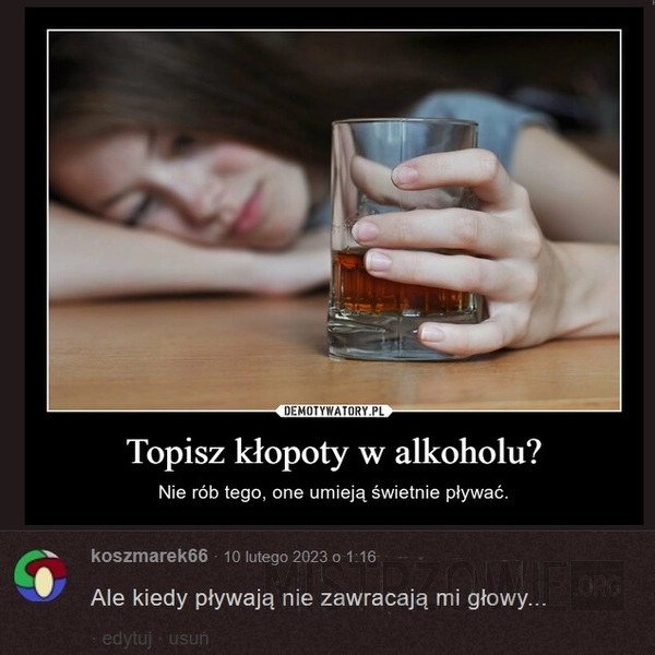 
    Topić kłopoty