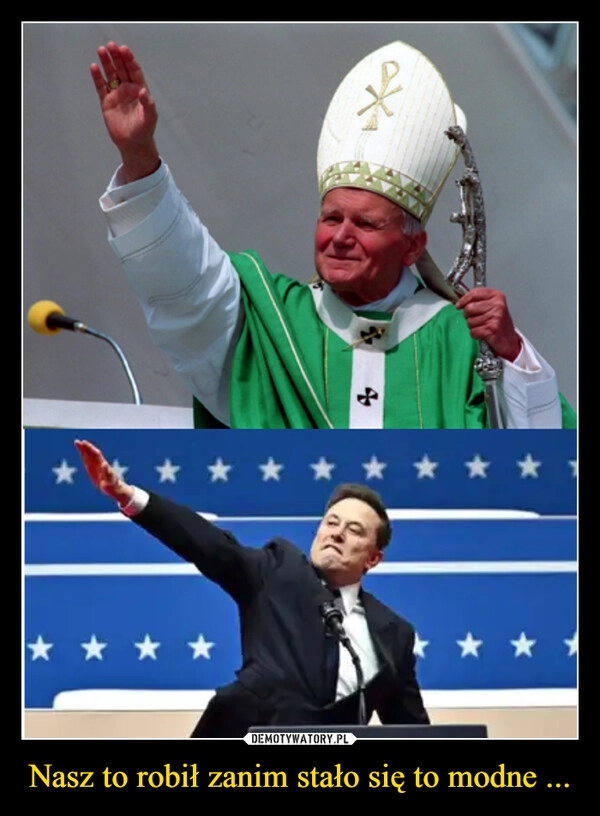 
    Nasz to robił zanim stało się to modne ...