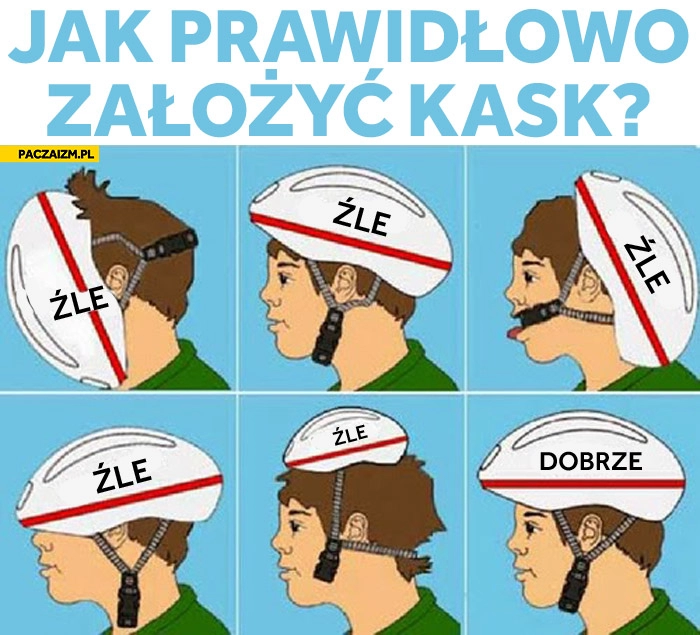 
    Jak prawidłowo założyć kask?