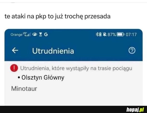 
    Ale z tym Minotuarem w Olsztynie to dajcie spokój! Kto to słyszał?