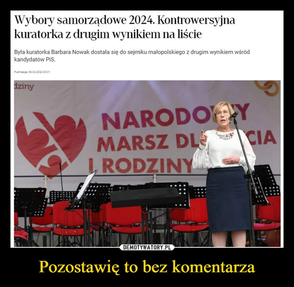 
    Pozostawię to bez komentarza