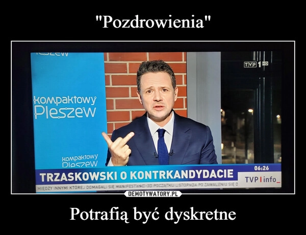 
    "Pozdrowienia" Potrafią być dyskretne