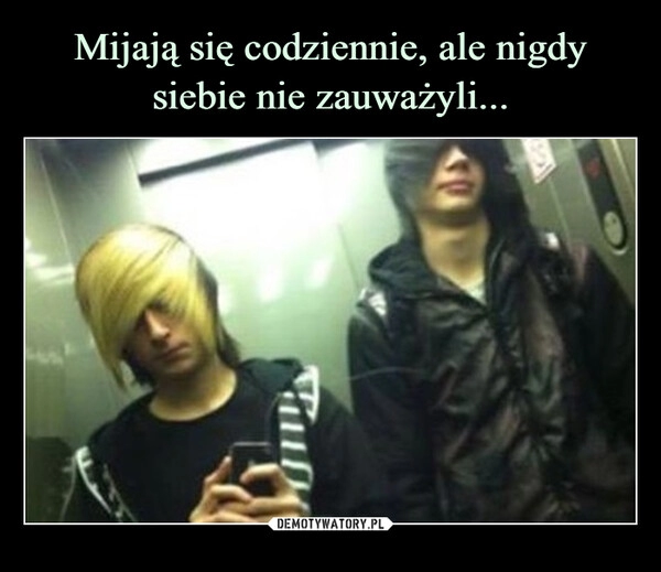 
    Mijają się codziennie, ale nigdy siebie nie zauważyli...