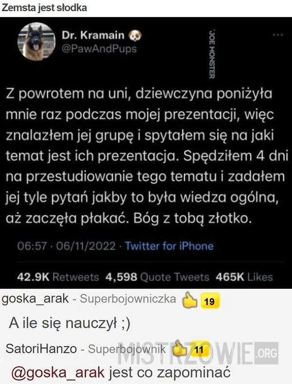 
    
			Zemsta jest słodka					