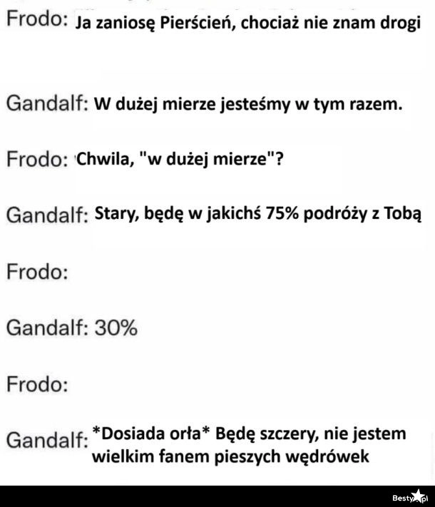 
    Frodo i Gandalf 