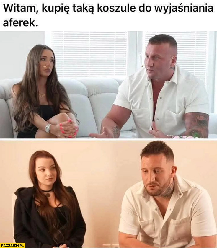 
    Witam kupię taką koszulę do wyjaśniania aferek Boxdel Denis Załęcki