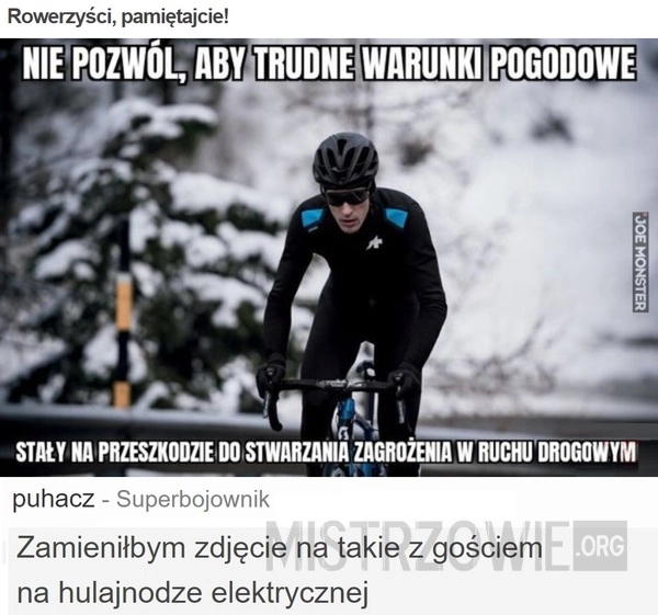 
    Rowerzyści, pamiętajcie!