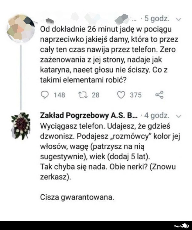 
    Sposób na niekulturalną pasażerkę 