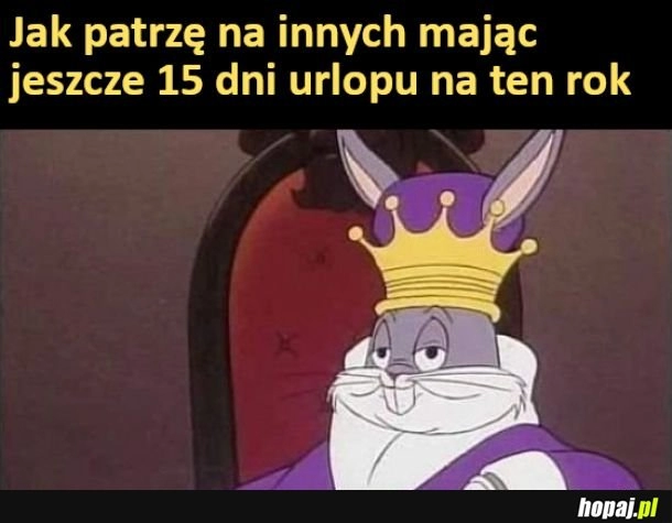 
    Kiedy masz jeszcze 15 dni urlopy