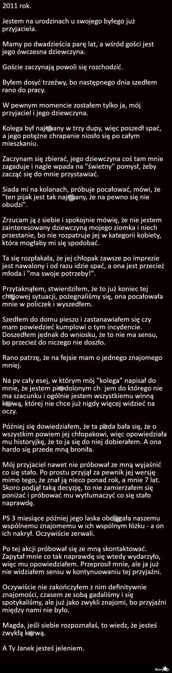 
    Dziewczyna byłego przyjaciela 