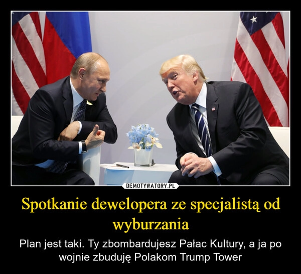 
    Spotkanie dewelopera ze specjalistą od wyburzania