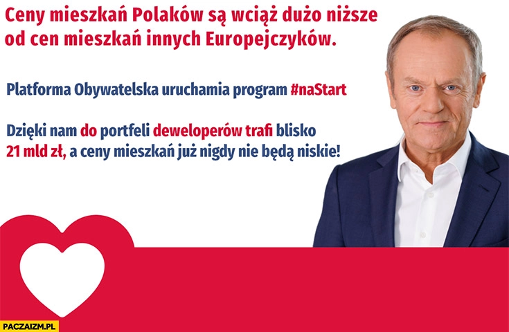 
    Tusk ceny mieszkań Polaków są wciąż dużo niższe niż Europejczyków dzięki programowi nastart kredyt 0 procent już nigdy nie będą niskie