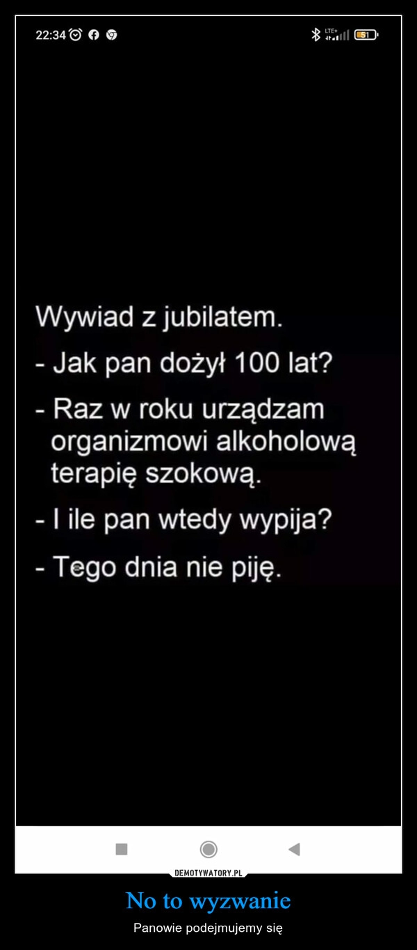 
    No to wyzwanie