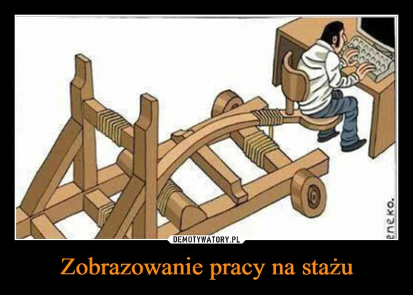 
    Zobrazowanie pracy na stażu