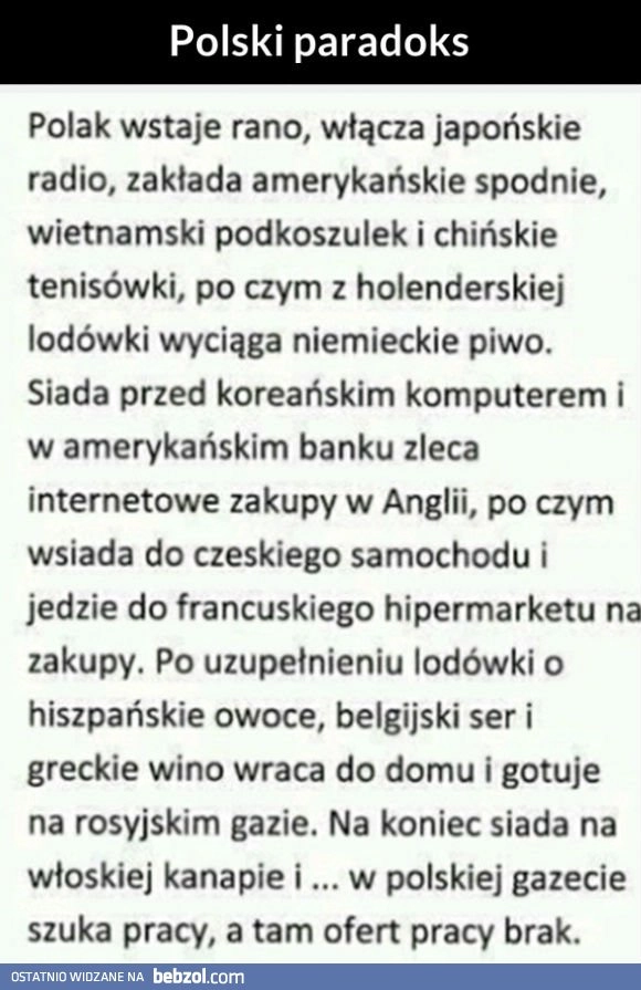 
    Polski paradoks