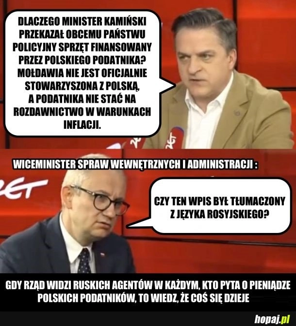 
    Wszędzie ruscy agenci