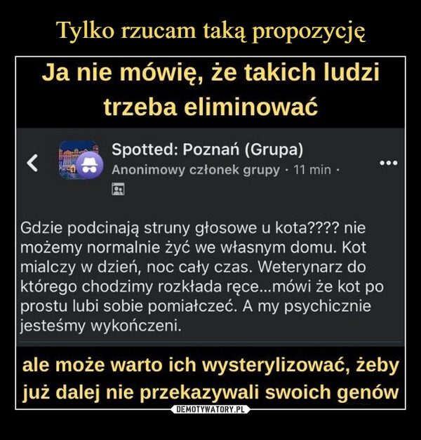 
    Tylko rzucam taką propozycję