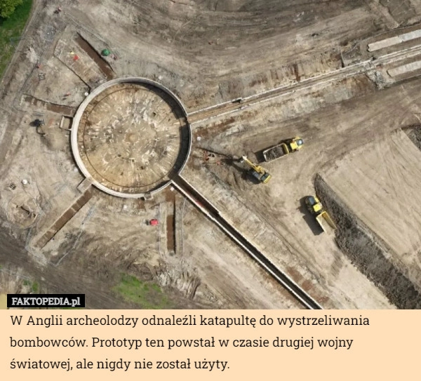 
    W Anglii archeolodzy odnaleźli katapultę do wystrzeliwania bombowców. Prototyp